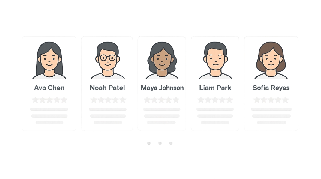 Testimonial slider banner